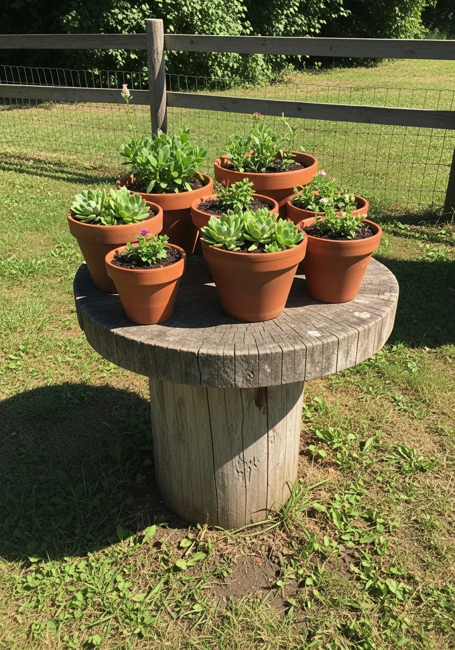10. Stump Plant Display Stand