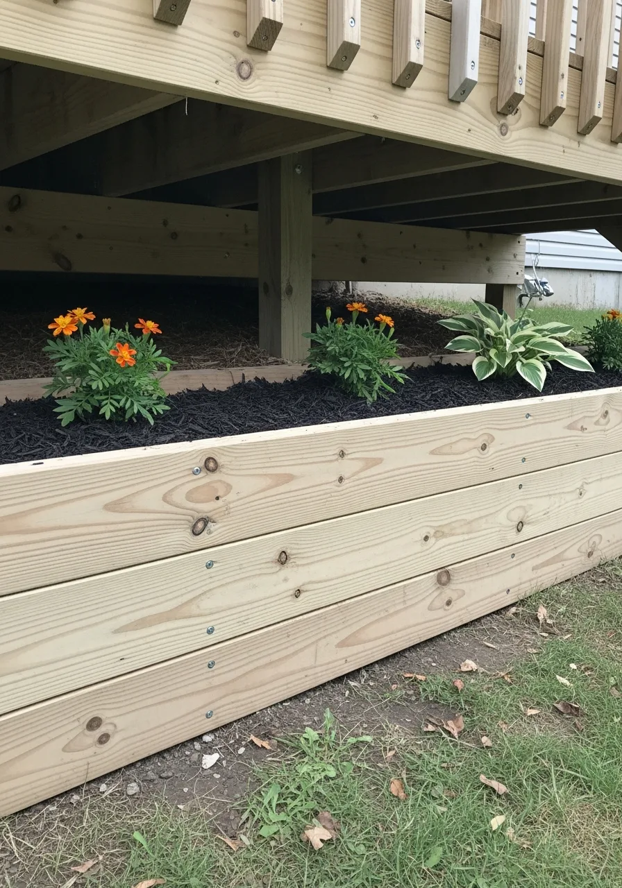 19. Raised Planter Skirting