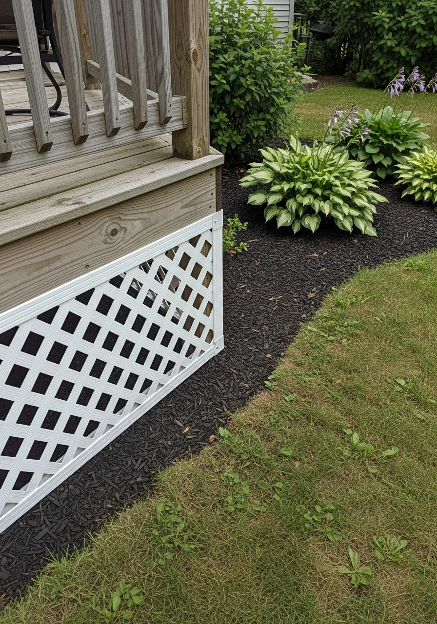 2. Vinyl Lattice Skirting