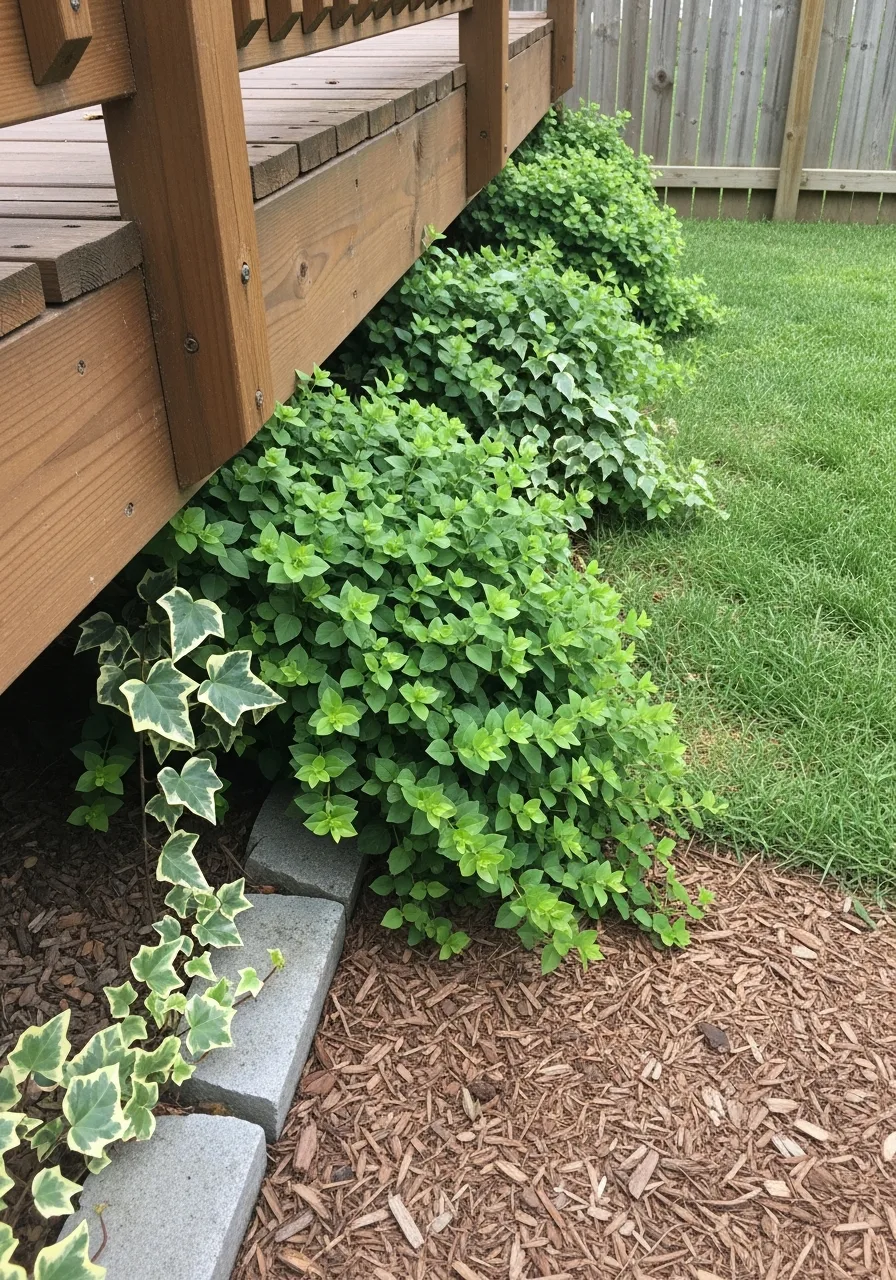 20. Cascading Plant Skirting