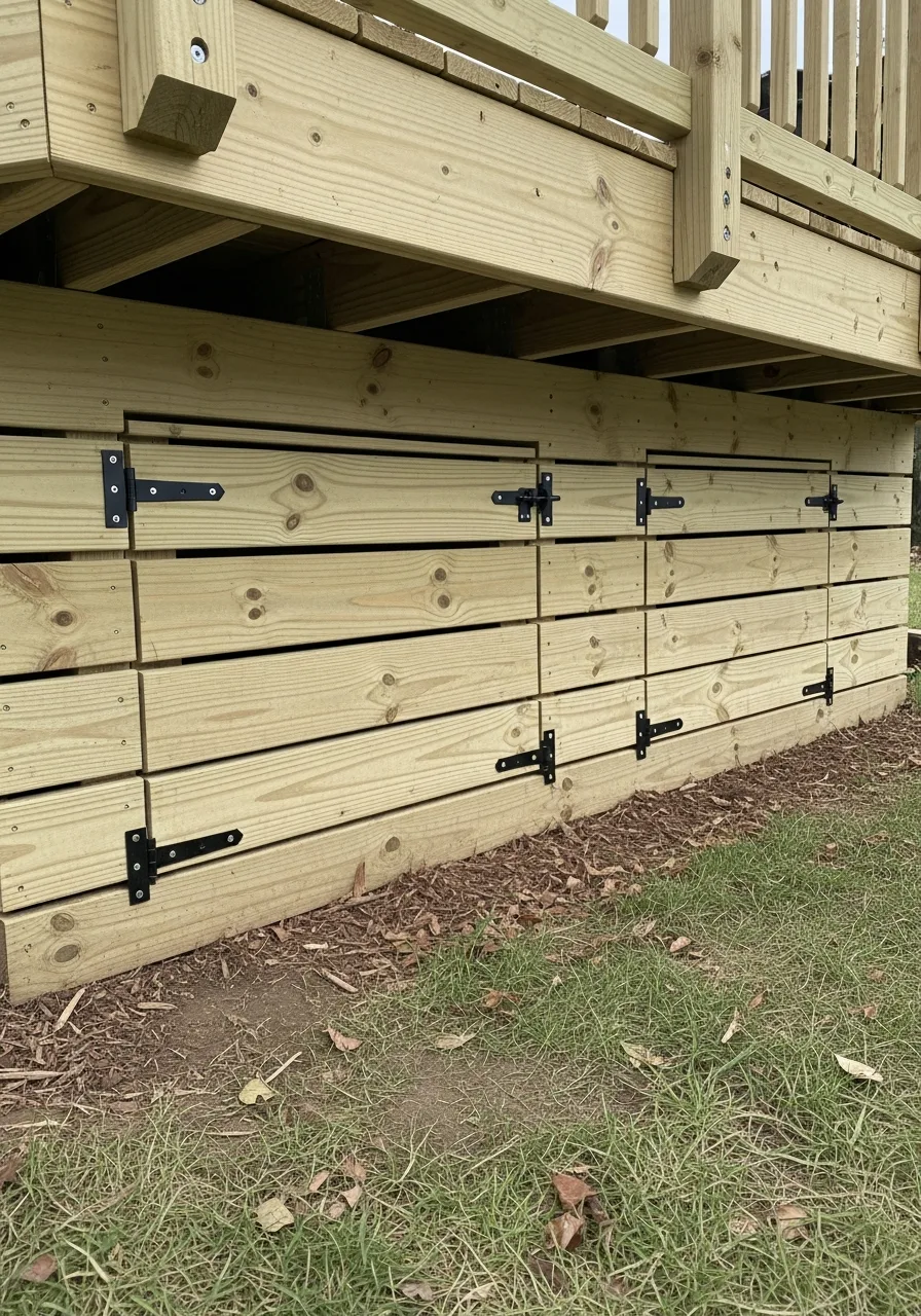 21. Under Deck Storage Doors