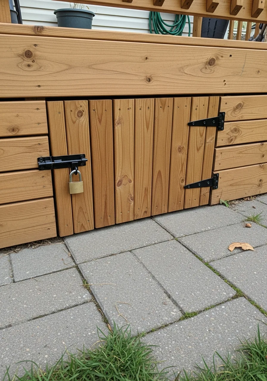 24. Lockable Storage Skirting