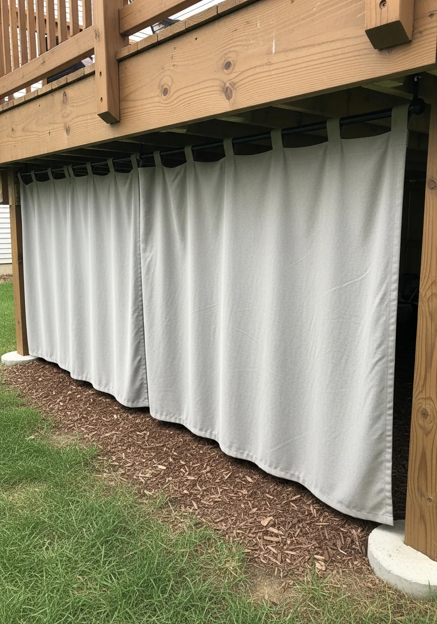 42. Fabric Curtain Skirting