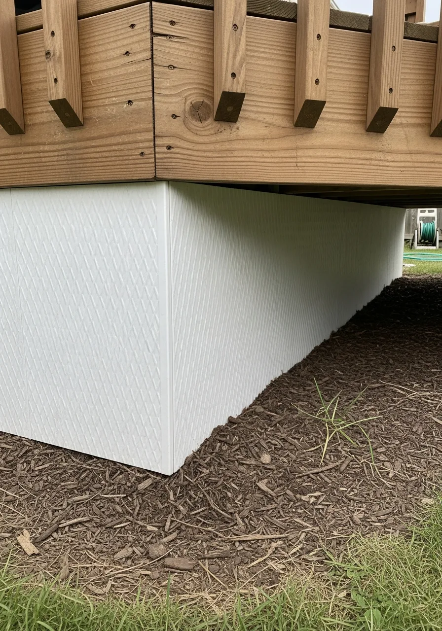 7. Decorative Vinyl Panel Skirting