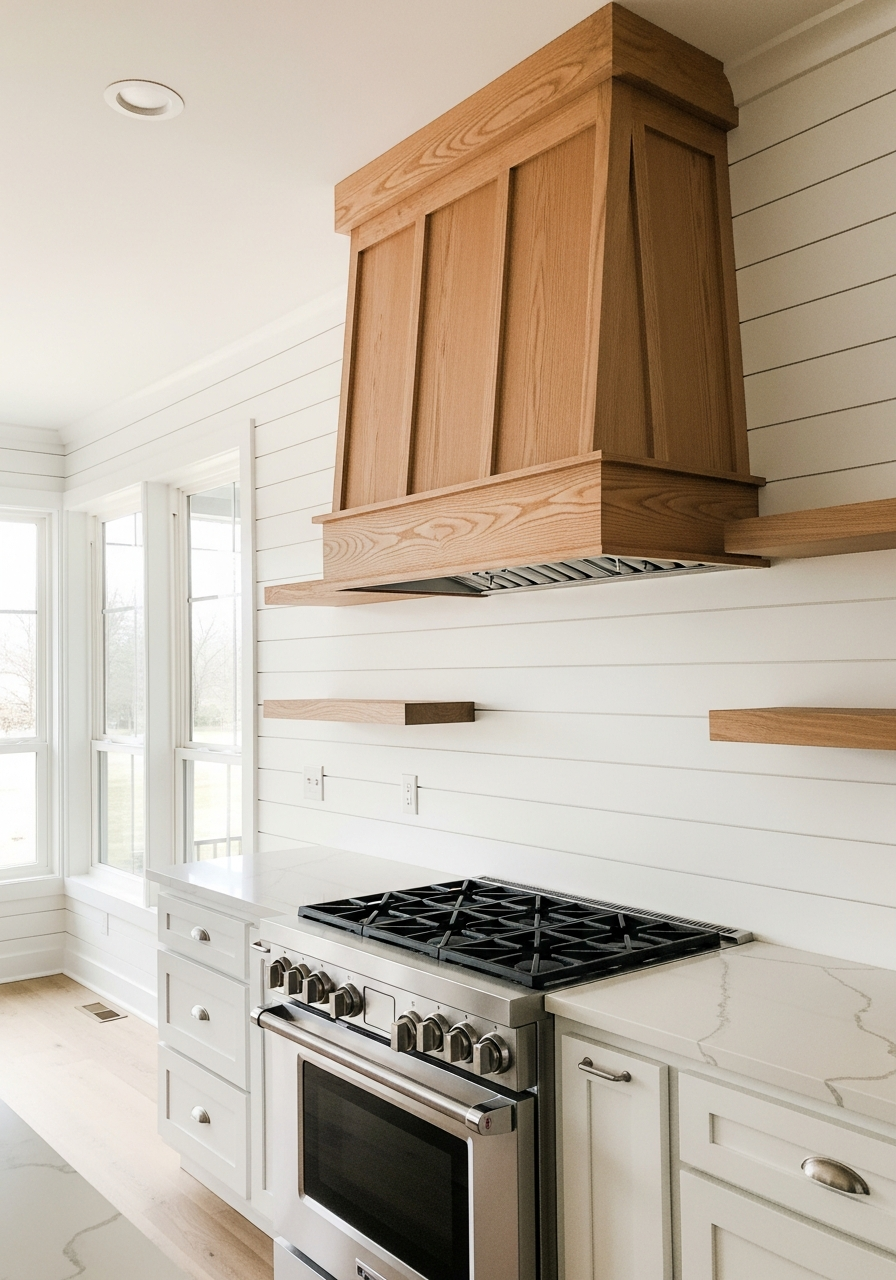 4. White Shiplap Style