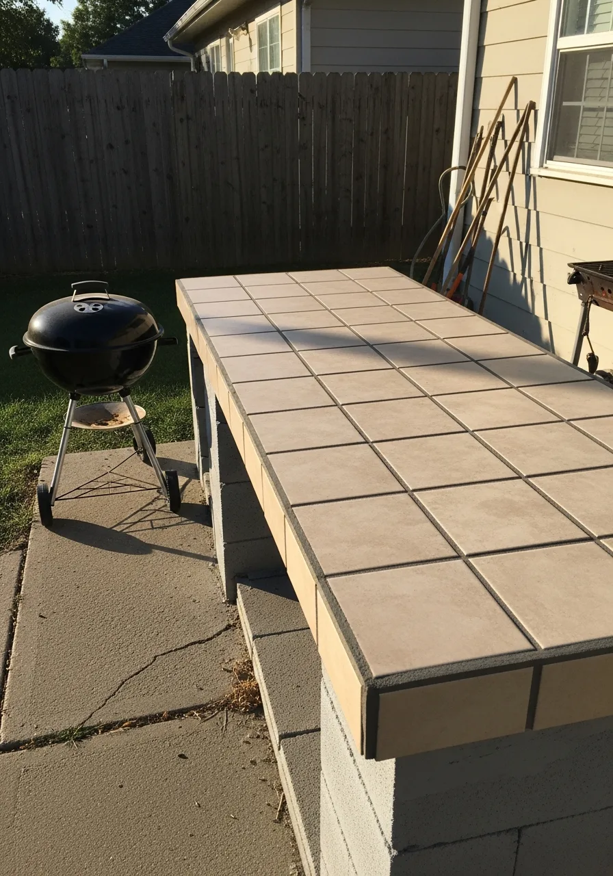 12. Tile Countertop Design