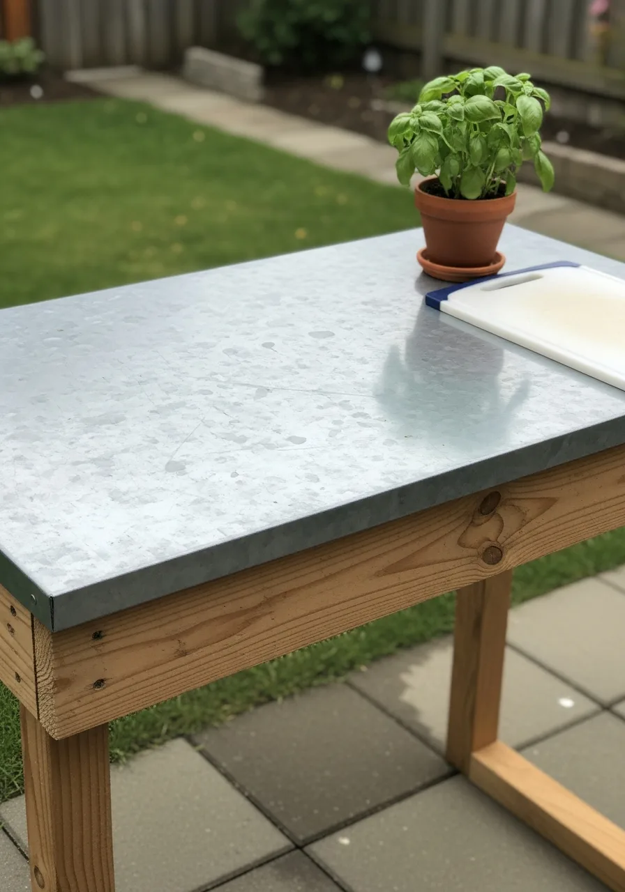 13. Metal Counter Surface