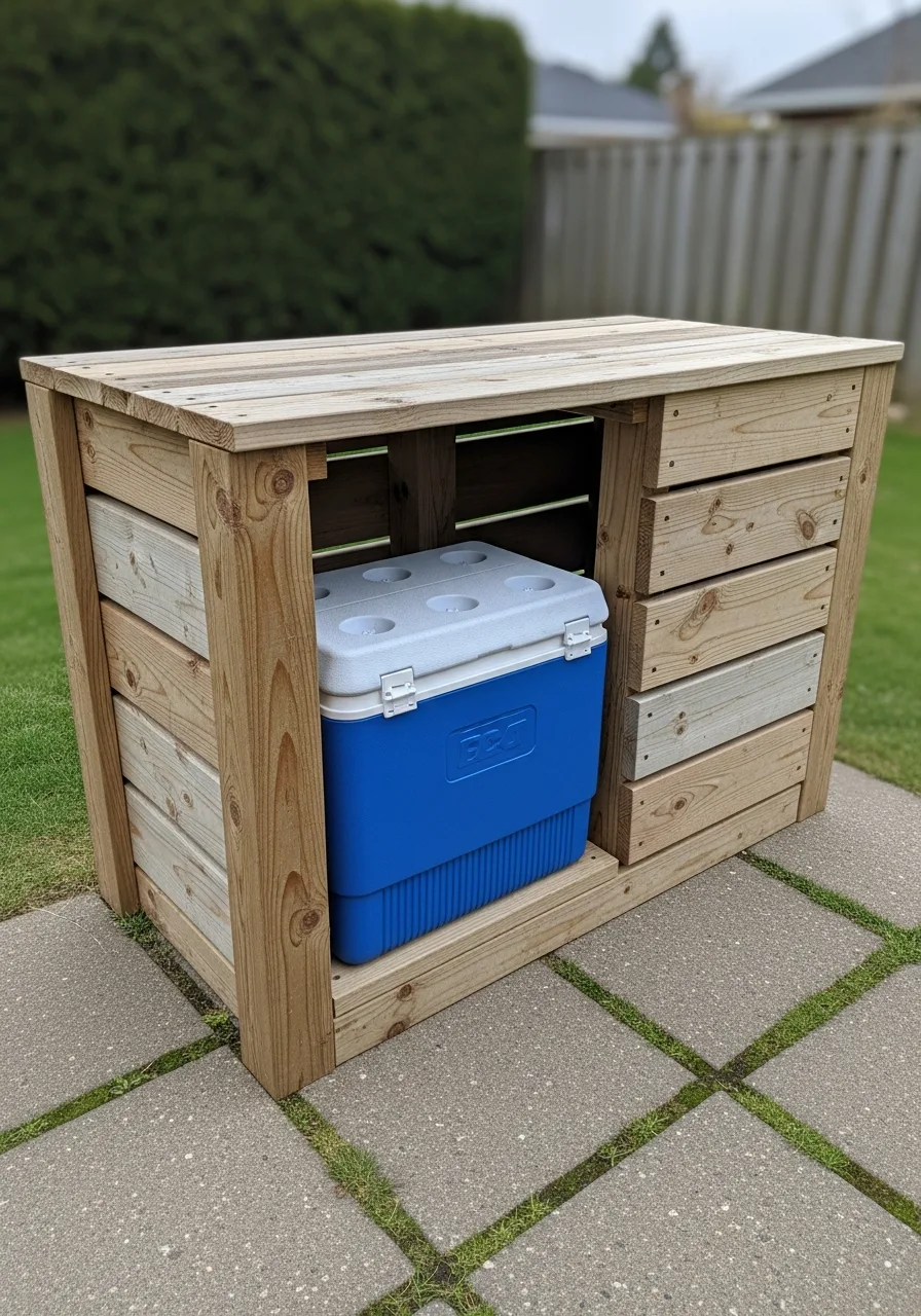 18. Built-In Cooler Space