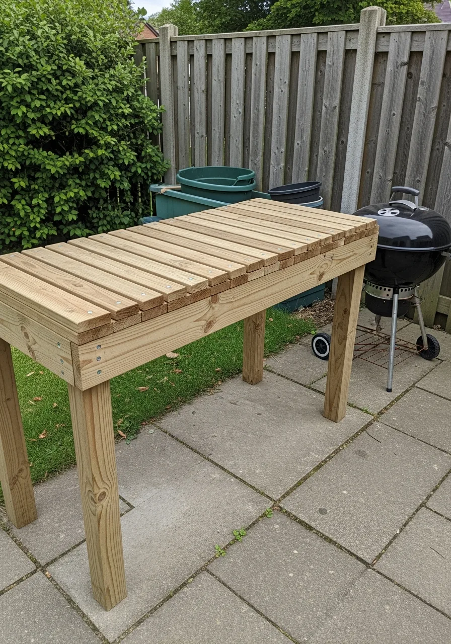 29. Wooden Counter Build
