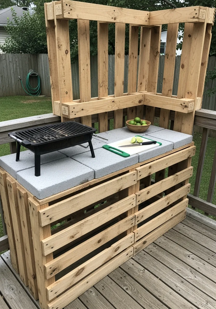 6. Pallet Bar Kitchen