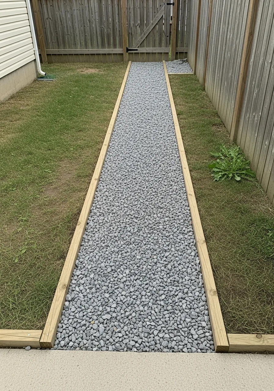 1. Classic Gravel Pathway