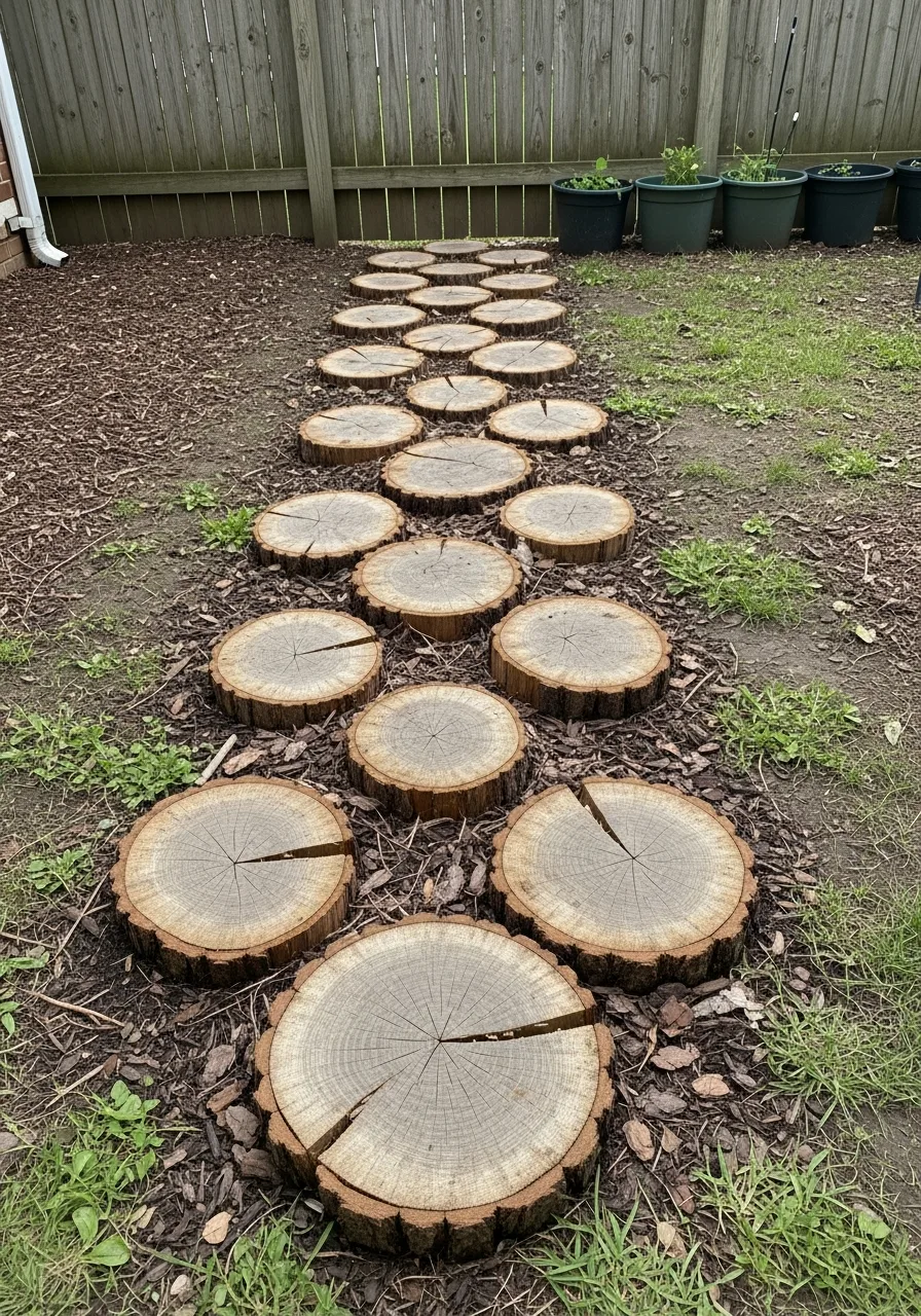 11. Log Slice Walkway