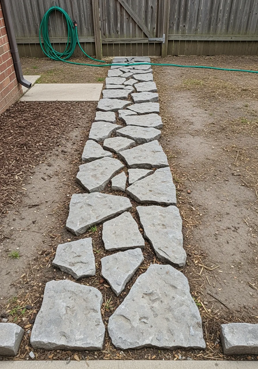 15. Recycled Urbanite Path