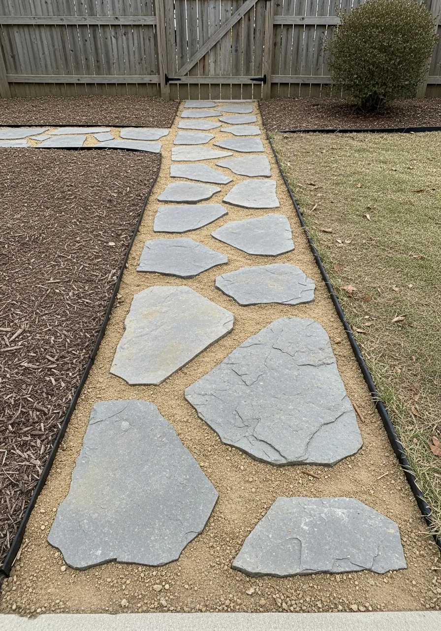 18. Sand and Stone Path