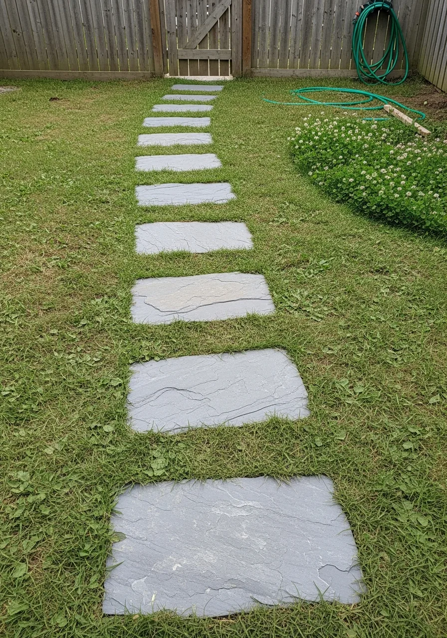 2. Stepping Stones on Grass