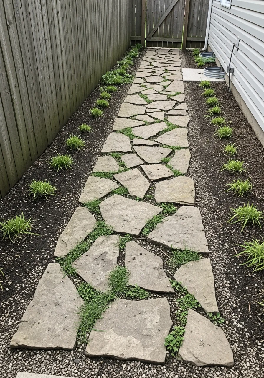 29. Flagstone Offcuts Path
