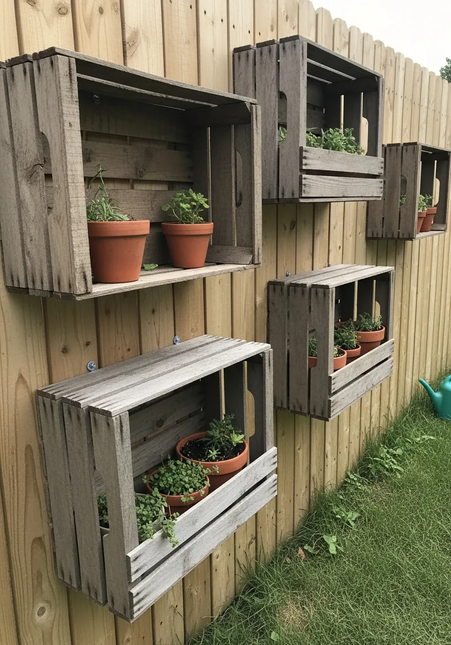 15. Wooden Crates