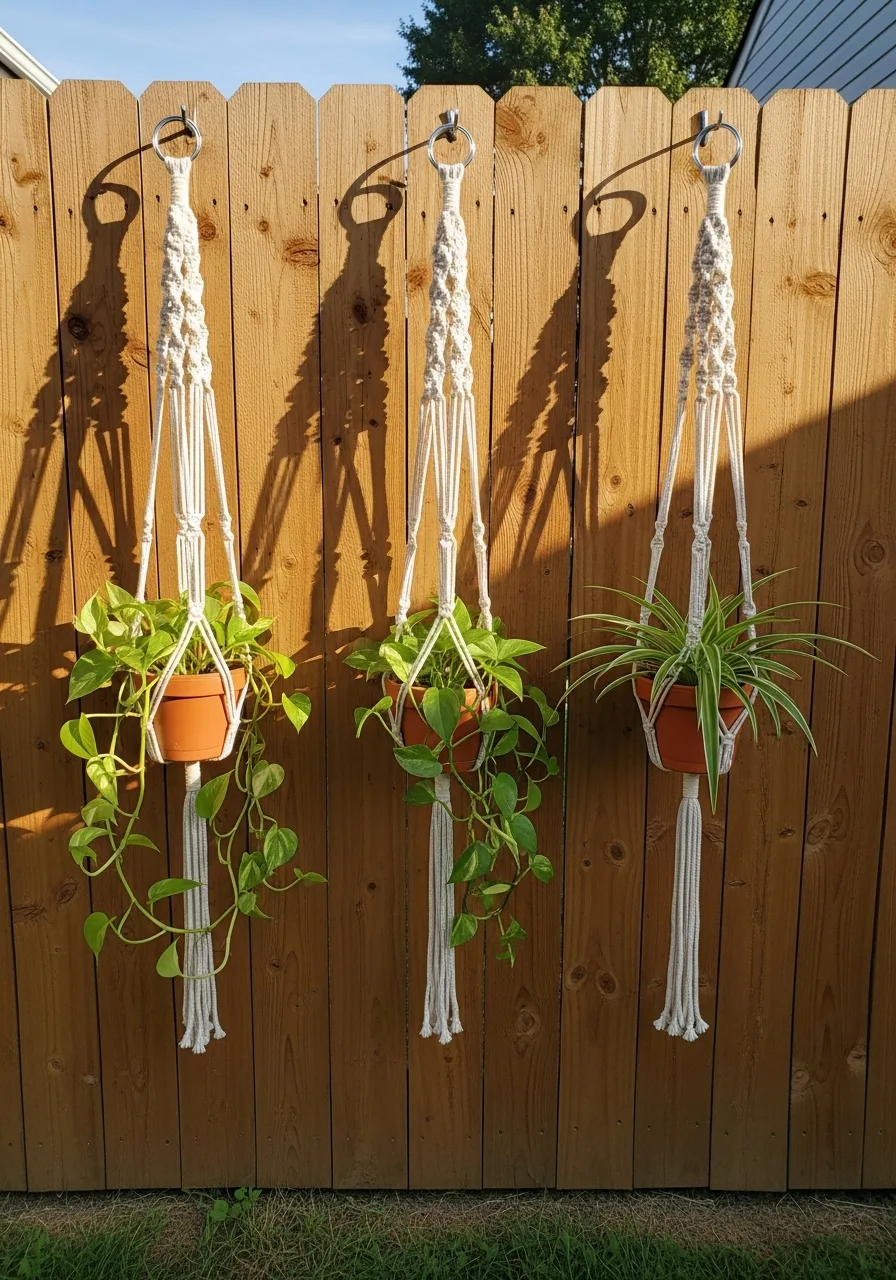 30. Macrame Plant Hangers