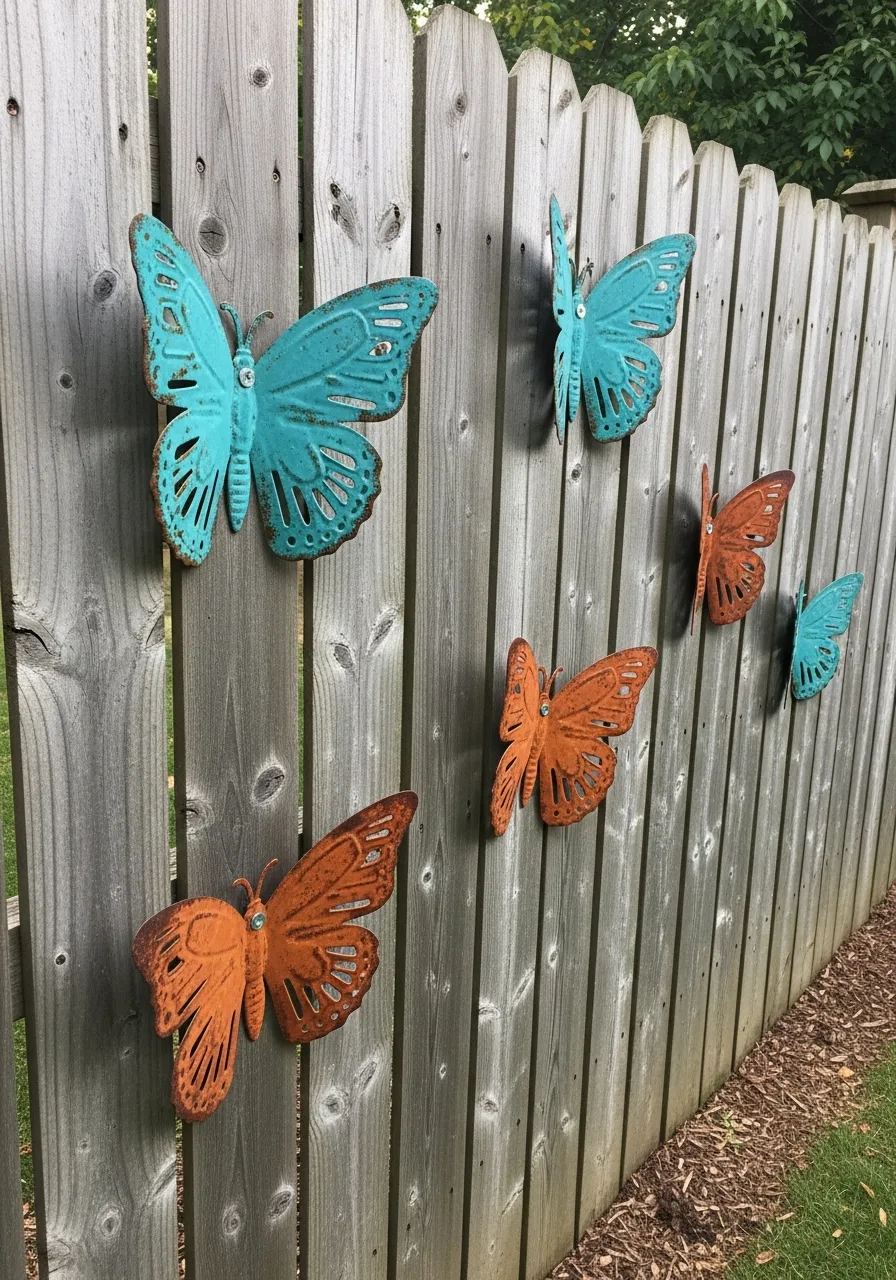 31. Metal Butterflies