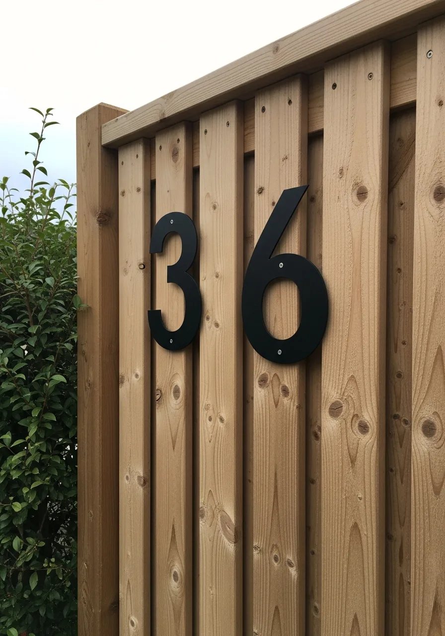 33. Decorative House Numbers