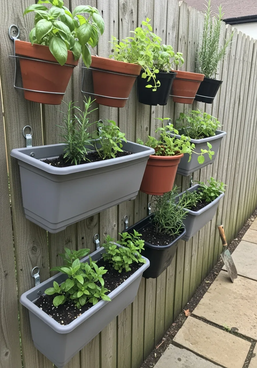 4. Vertical Herb Garden