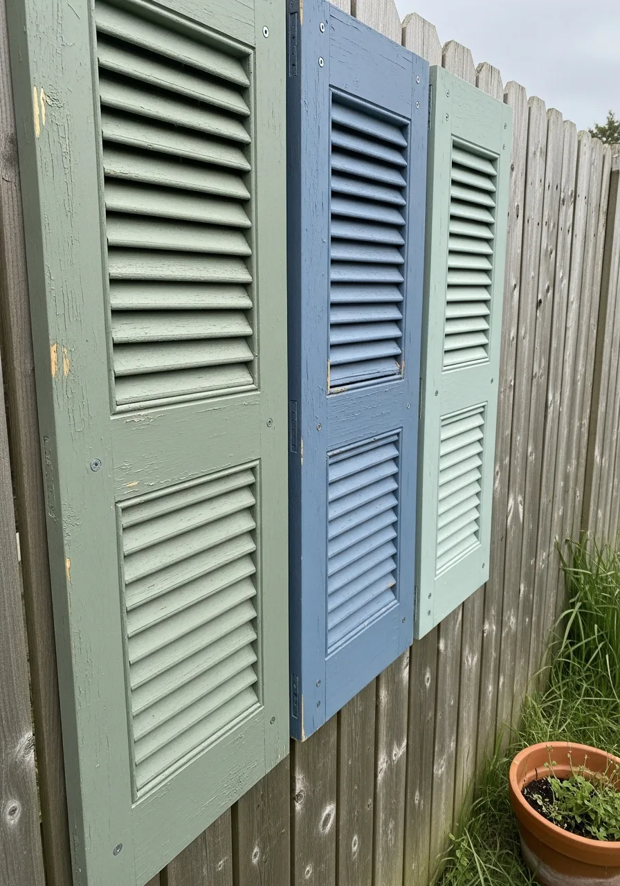 7. Painted Shutters