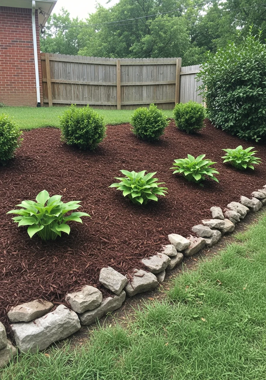 16. Mulch Slope Landscaping