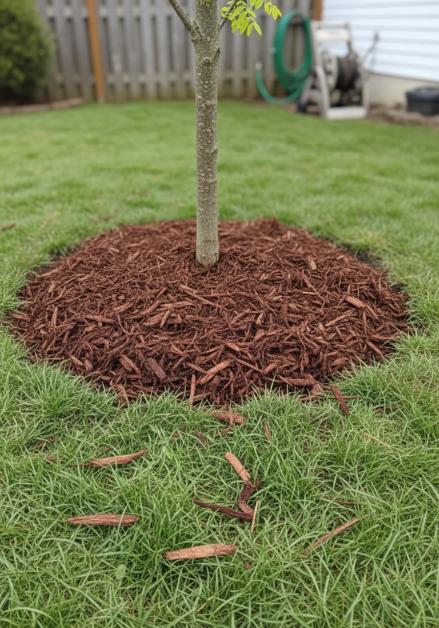2. Mulch Around Trees