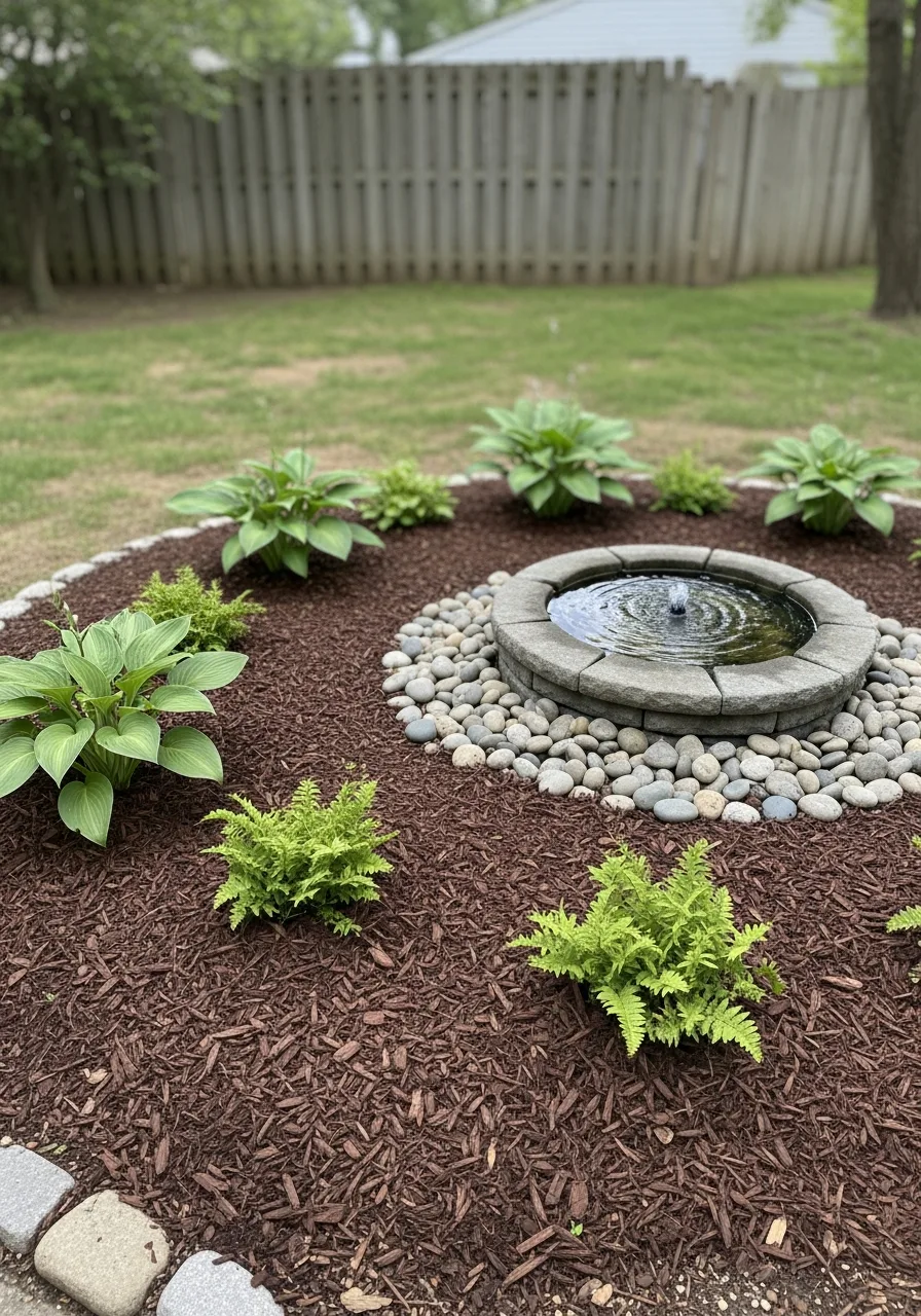 23. Mulch Around Water Features