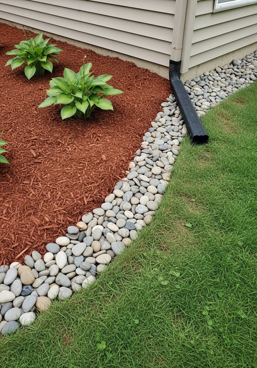 5. Mulch Stone Border Combo