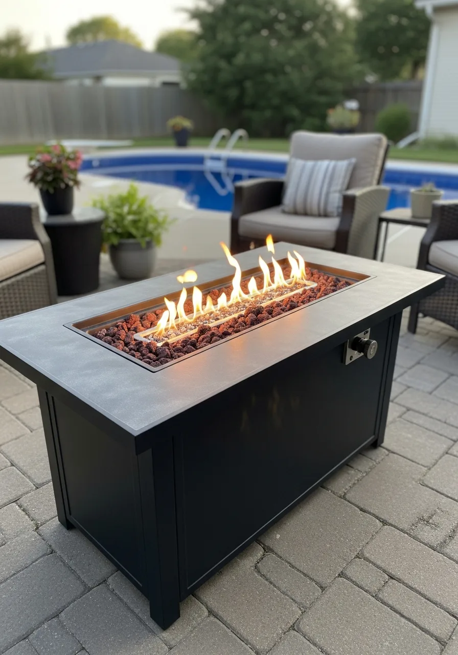 12. Propane Fire Pit Tables