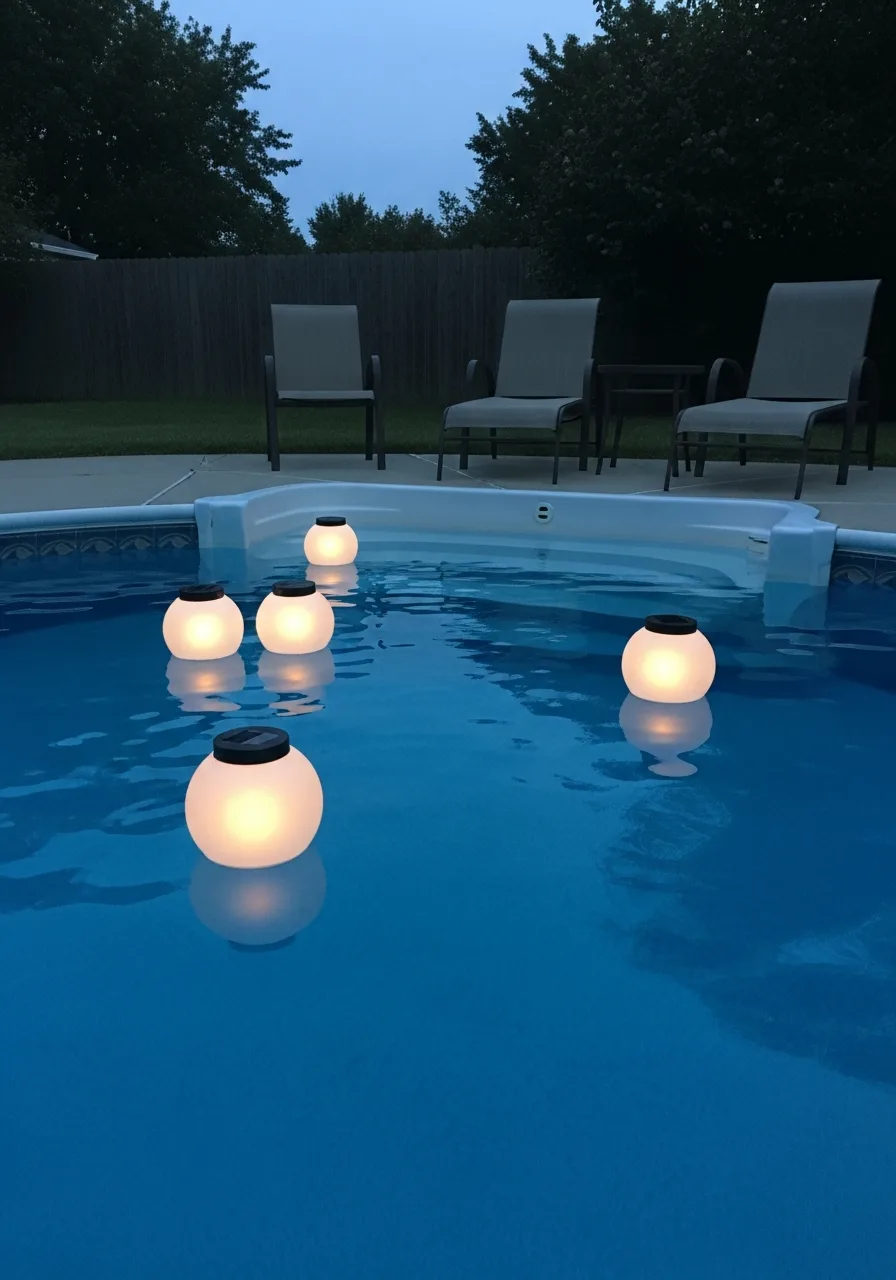 2. Solar Powered Floating Lights