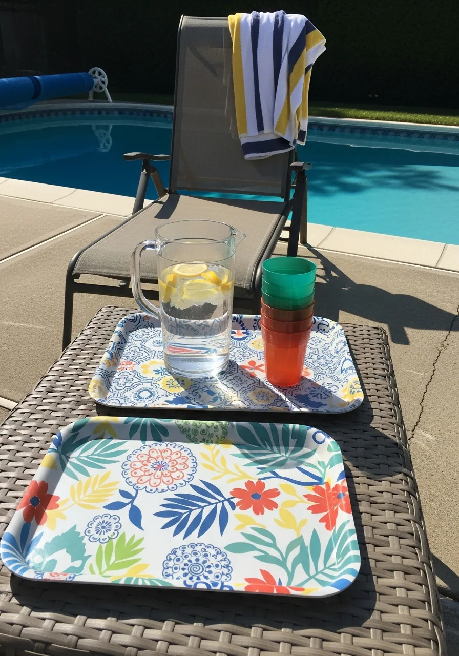 24. Melamine Serving Trays