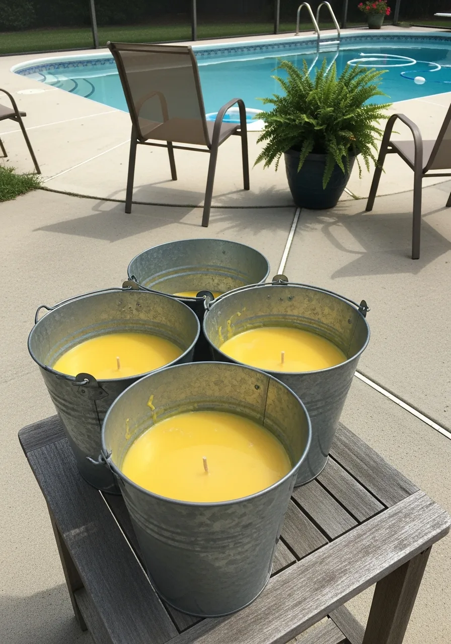 25. Large Citronella Candles
