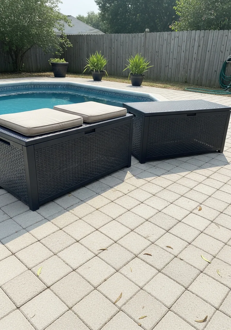 3. Weatherproof Storage Benches
