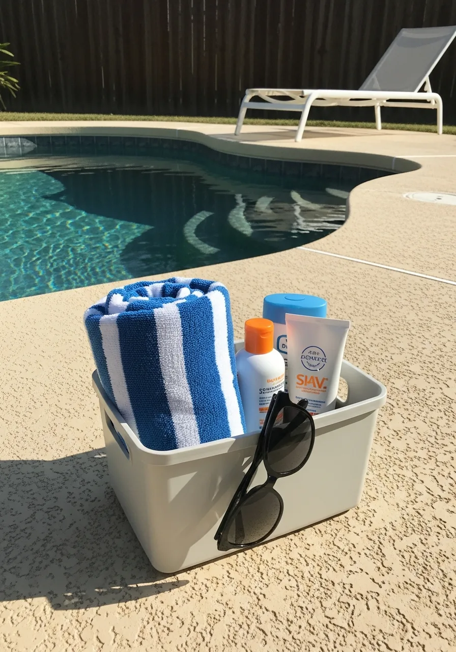 36. Poolside Caddy Organizers