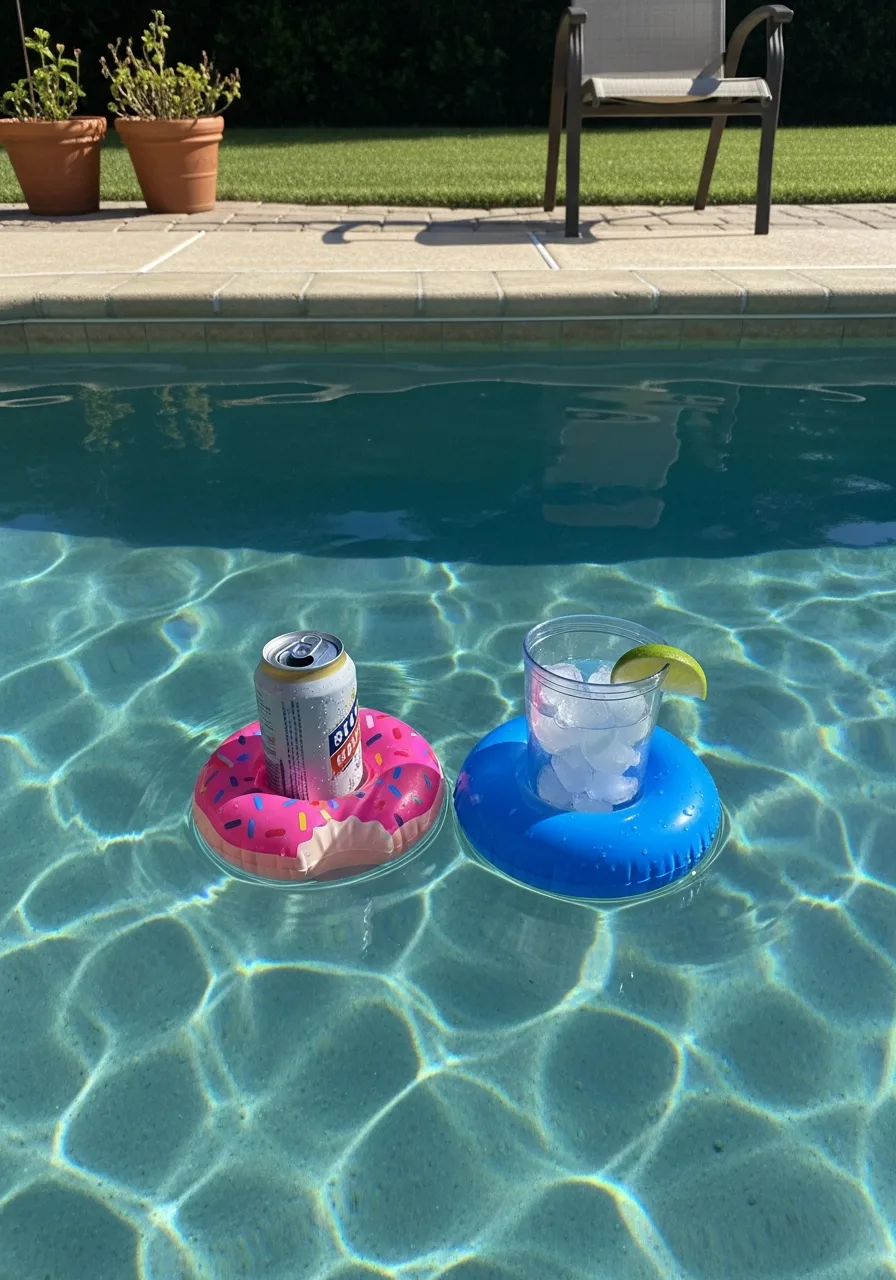 37. Floating Drink Holders