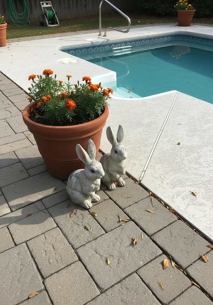 42. Garden Statues