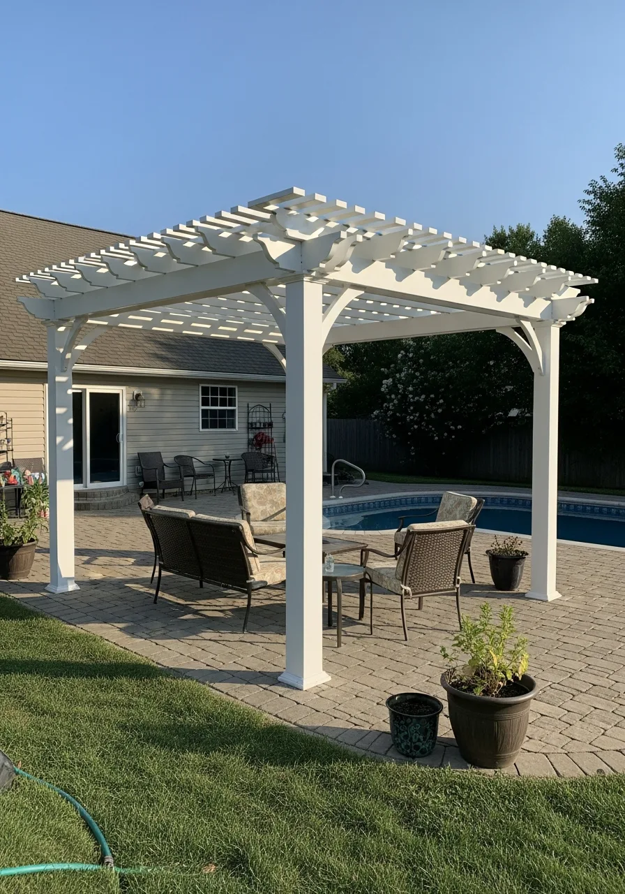 47. Vinyl Pergola Kits