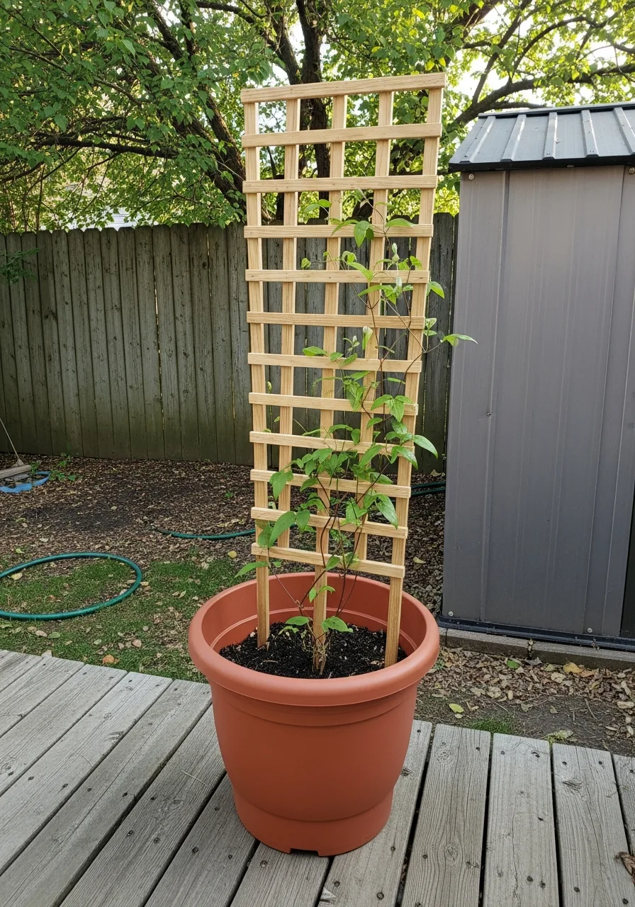31. Freestanding Trellis Plants