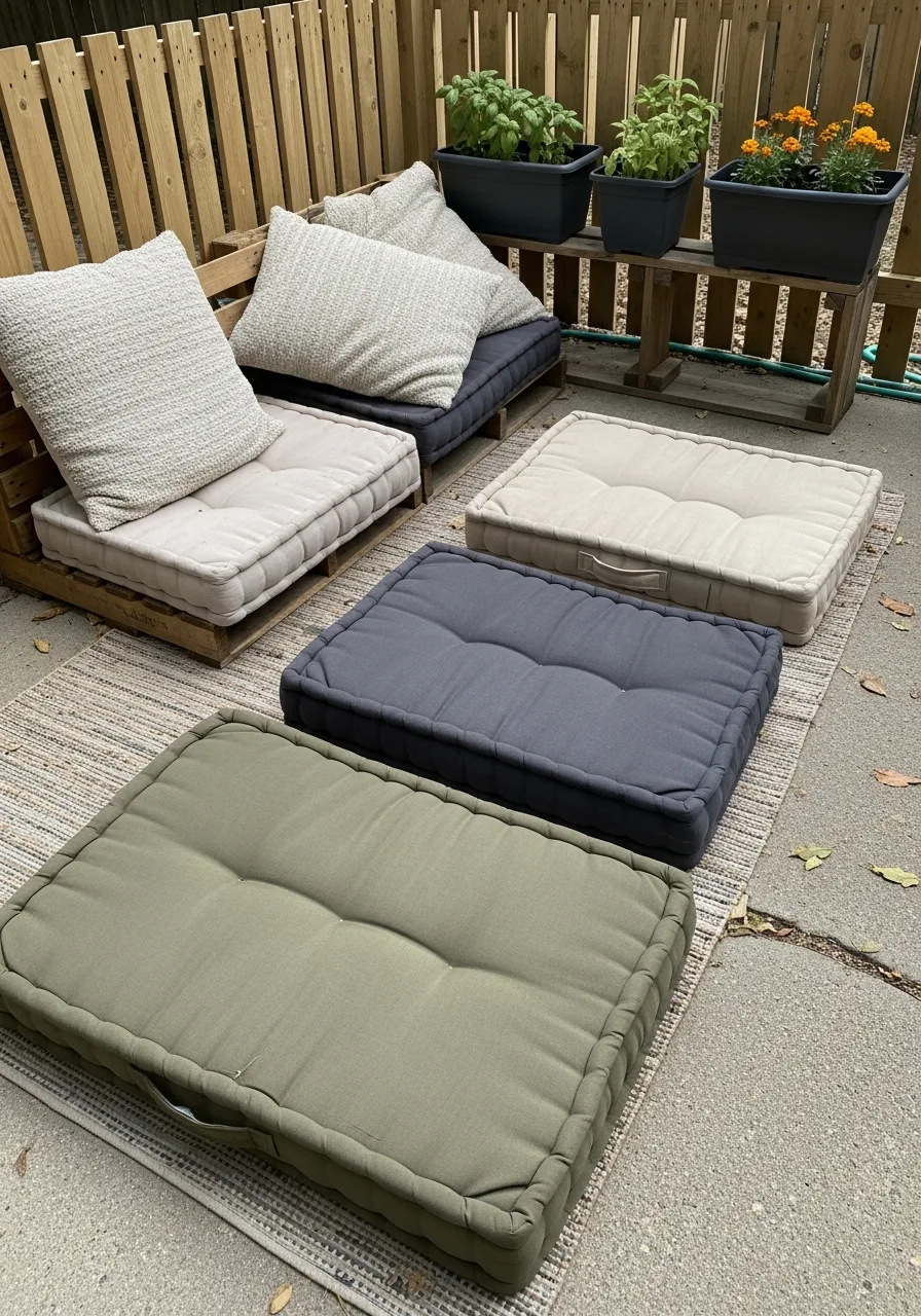35. Layered Cushion Seating