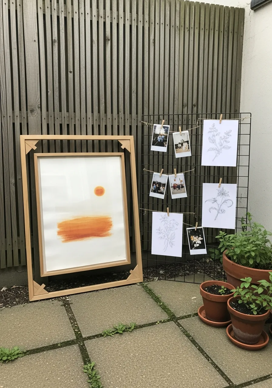 38. Outdoor Art Display