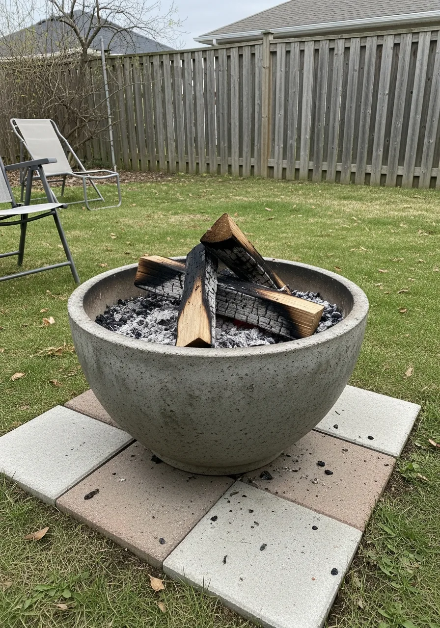 9. DIY Fire Pit Bowl