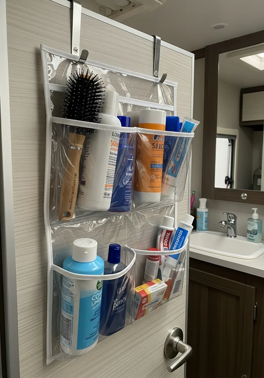 1. Clear Over-the-Door Organizers