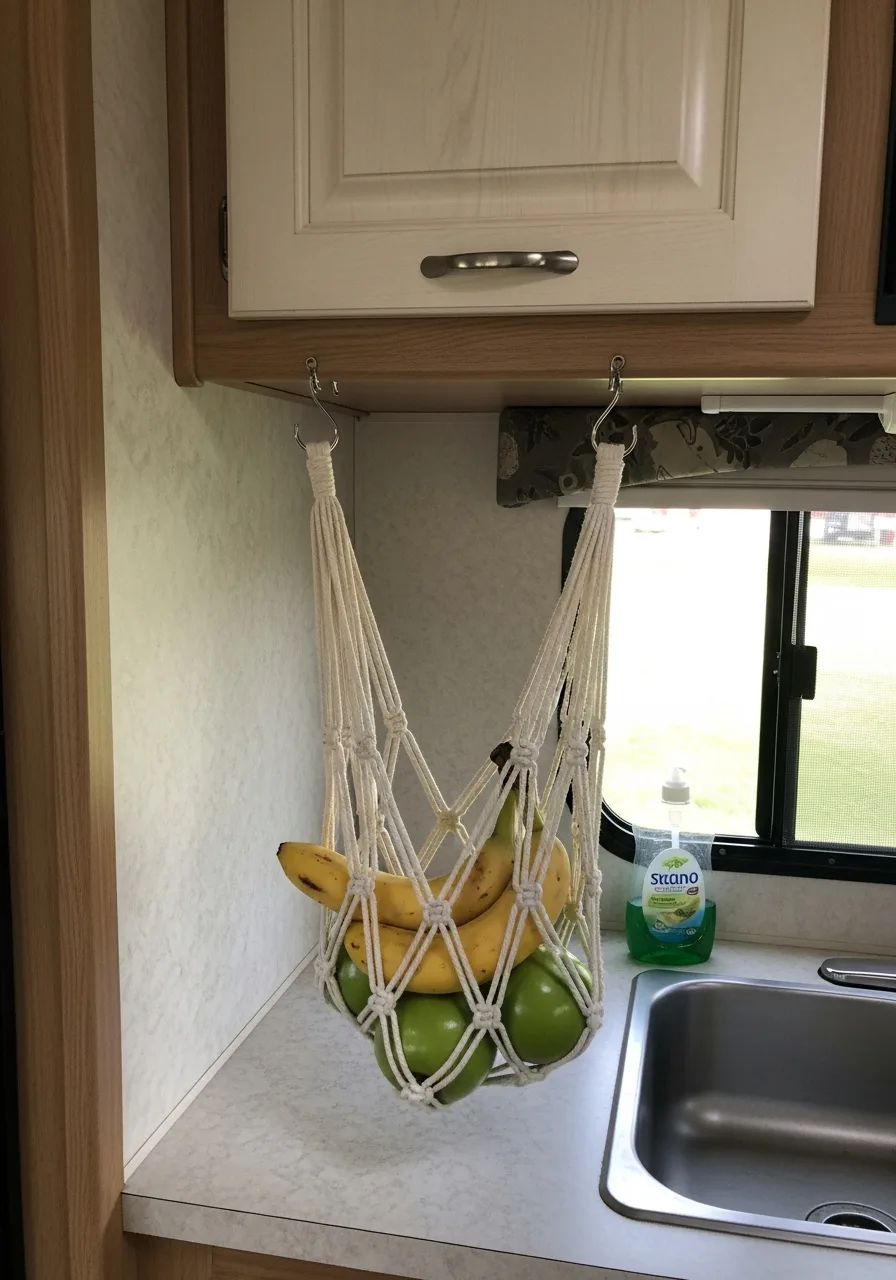 12. Hanging Fruit Hammocks