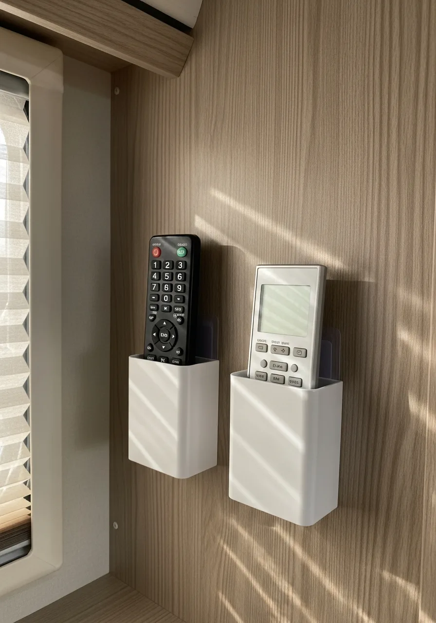 14. Adhesive Remote Holders