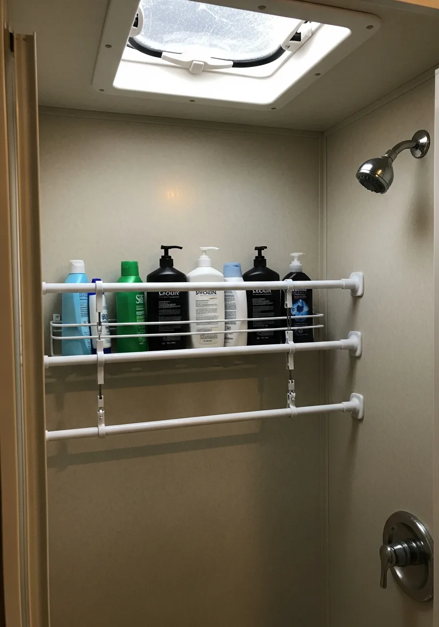 15. Shower Tension Rods