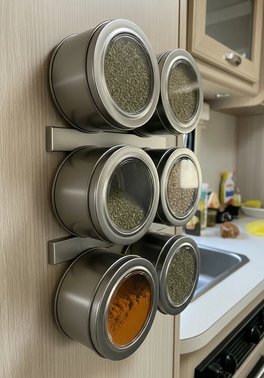 2. Magnetic Spice Tin Strips