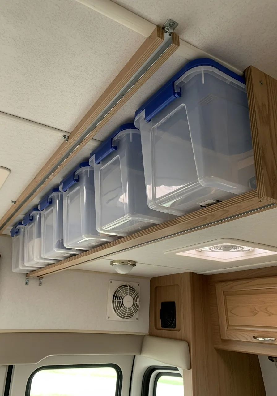 20. Ceiling Mounted Bins