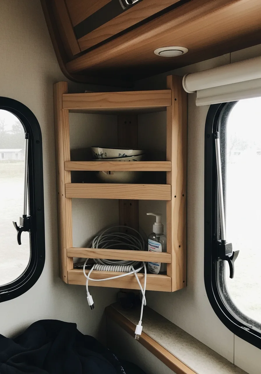 21. Corner Shelves